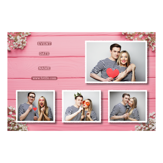 Różowe przyjęcie + deski + 425 z podpisem Różowe przyjęcie + deski + 425 z podpisem