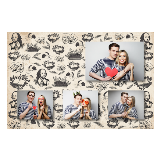 Dzień Shakespeare'a + maski i książki + 425 brak ramki Dzień Shakespeare'a + maski i książki + 425 brak ramki