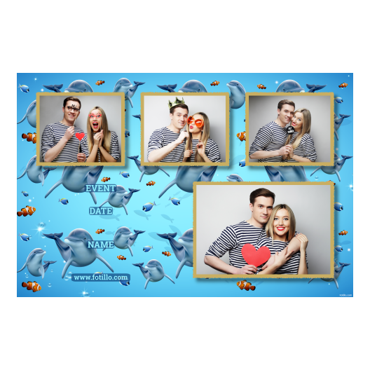 Dzień delfinów + ryby + 426 złoty z podpisem Dzień delfinów + ryby + 426 złoty z podpisem