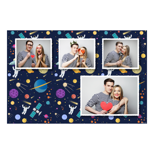 Dzień Kosmosu + planety i gwiazdy + 426 biały Dzień Kosmosu + planety i gwiazdy + 426 biały