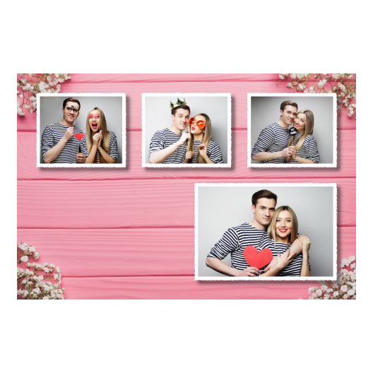 Różowe przyjęcie + deski + 426 biały Różowe przyjęcie + deski + 426 biały