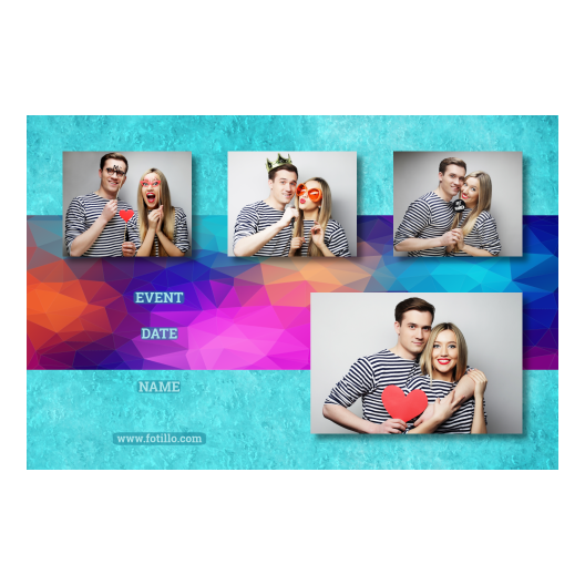 Niebieska impreza + trójkąty + 426 brak ramki z podpisem Niebieska impreza + trójkąty + 426 brak ramki z podpisem