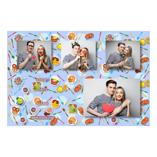 Europejski dzień śniadania + posiłki + 426 brak ramki z podpisem