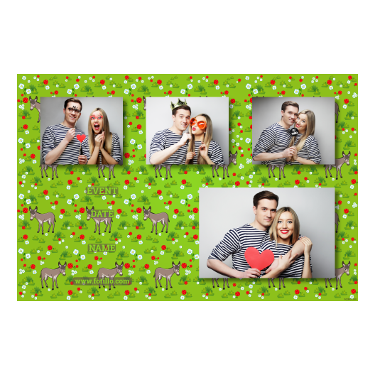 Dzień Osła + kwiaty, zwierzęta + 426 brak ramki z podpisem Dzień Osła + kwiaty, zwierzęta + 426 brak ramki z podpisem