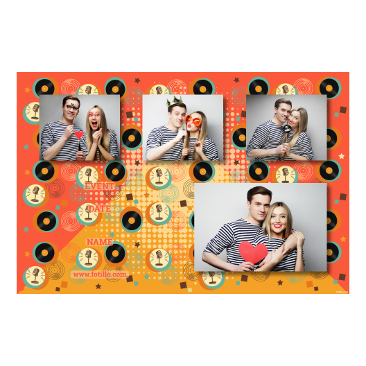 Dzień Płyty Winylowej + mikrofony i winyle + 426 brak ramki z podpisem Dzień Płyty Winylowej + mikrofony i winyle + 426 brak ramki z podpisem