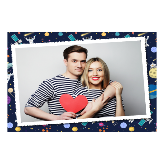 Dzień Kosmosu + planety i gwiazdy + 605 biały Dzień Kosmosu + planety i gwiazdy + 605 biały