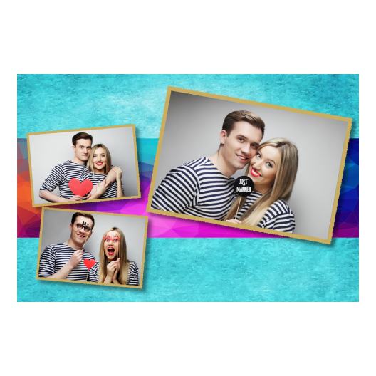 Niebieska impreza + trójkąty. + 606 złoty