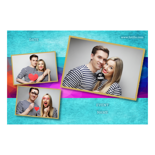 Niebieska impreza + trójkąty. + 606 złoty z podpisem