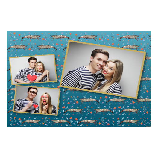 Dzień Krewetki + Zwierząt + 606 złoty Dzień Krewetki + Zwierząt + 606 złoty