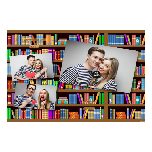 Dzień Bibliotekarza + książki + 606 brak ramki z podpisem Dzień Bibliotekarza + książki + 606 brak ramki z podpisem