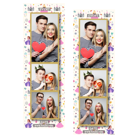 Dzień Królewny + zamki i serca + 107 złoty z podpisem Dzień Królewny + zamki i serca + 107 złoty z podpisem