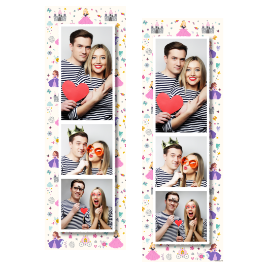 Dzień Królewny + zamki i serca + 107 biały Dzień Królewny + zamki i serca + 107 biały