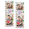 Parents' Day + flowers and hearts and clouds + 111 gold with captions Parents' Day + flowers and hearts and clouds + 111 gold with captions