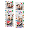 Parents' Day + flowers and hearts and clouds + 111 silver with captions Parents' Day + flowers and hearts and clouds + 111 silver with captions