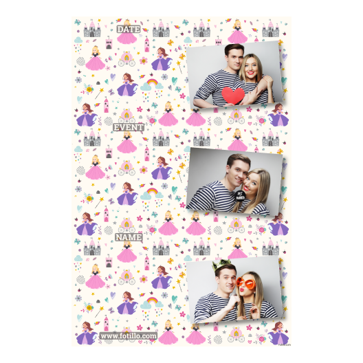 Dzień Królewny + zamki i serca + 301 brak ramki z podpisem Dzień Królewny + zamki i serca + 301 brak ramki z podpisem