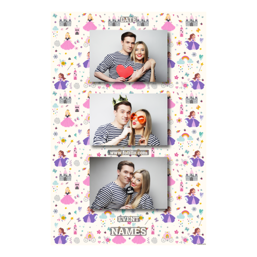 Dzień Królewny + zamki i serca + 306 brak ramki z podpisem Dzień Królewny + zamki i serca + 306 brak ramki z podpisem