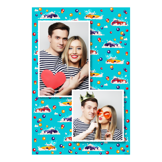 Dzień mycia samochodu + bąbelki + 307 biały Dzień mycia samochodu + bąbelki + 307 biały