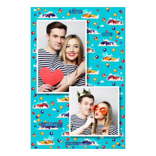 Dzień mycia samochodu + bąbelki + 307 biały z podpisem Dzień mycia samochodu + bąbelki + 307 biały z podpisem