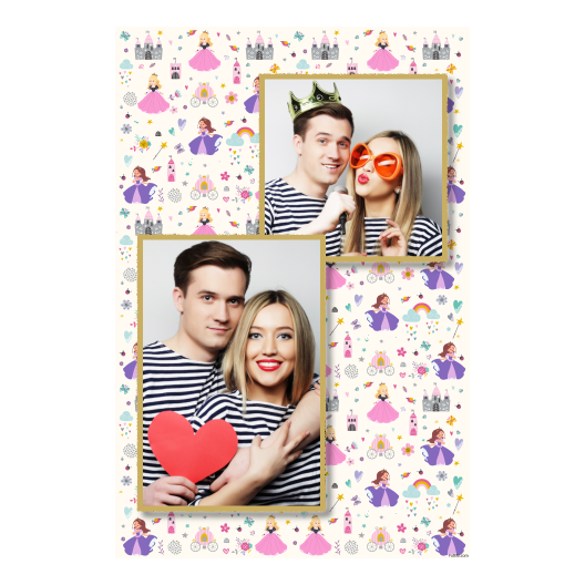 Dzień Królewny + zamki i serca + 308 złoty Dzień Królewny + zamki i serca + 308 złoty