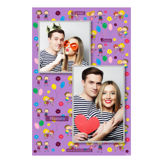 Siblings Day + balloons and flowers + 310 silver with captions Siblings Day + balloons and flowers + 310 silver with captions
