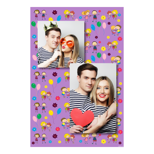 Siblings Day + balloons and flowers + 310 no frame Siblings Day + balloons and flowers + 310 no frame