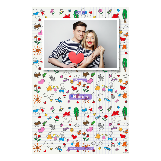 Parents' Day + flowers and hearts and clouds + 311 white with captions Parents' Day + flowers and hearts and clouds + 311 white with captions