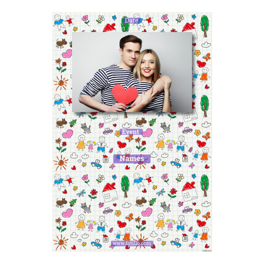 Parents' Day + flowers and hearts and clouds + 311 no frame with captions Parents' Day + flowers and hearts and clouds + 311 no frame with captions