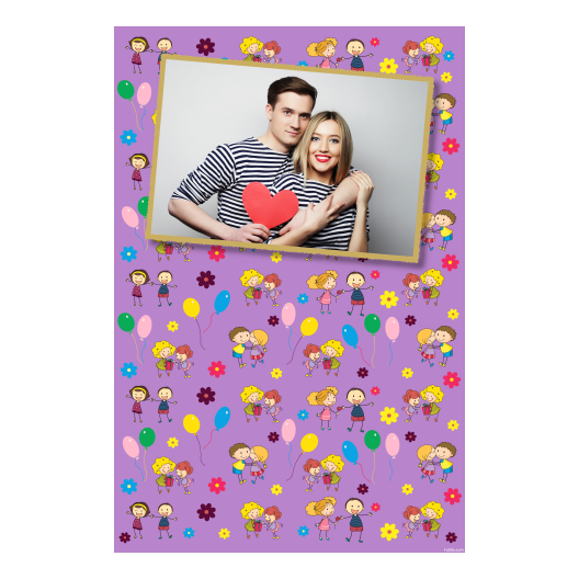 Siblings Day + balloons and flowers + 312 gold Siblings Day + balloons and flowers + 312 gold