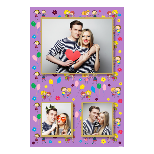 Siblings Day + balloons and flowers + 315 gold Siblings Day + balloons and flowers + 315 gold