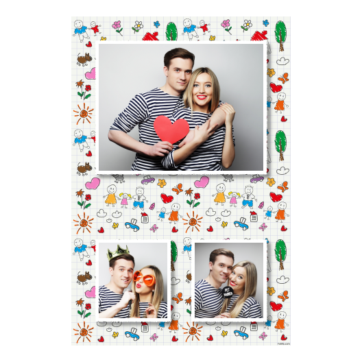 Parents' Day + flowers and hearts and clouds + 315 white Parents' Day + flowers and hearts and clouds + 315 white