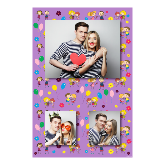 Siblings Day + balloons and flowers + 315 no frame Siblings Day + balloons and flowers + 315 no frame