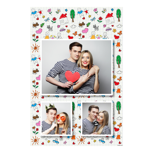 Parents' Day + flowers and hearts and clouds + 316 white Parents' Day + flowers and hearts and clouds + 316 white