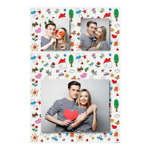 Parents' Day + flowers and hearts and clouds + 318 no frame Parents' Day + flowers and hearts and clouds + 318 no frame