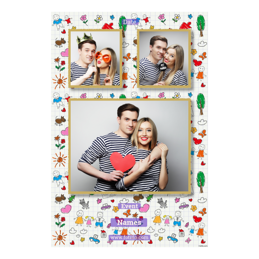 Parents' Day + flowers and hearts and clouds + 319 gold with captions Parents' Day + flowers and hearts and clouds + 319 gold with captions