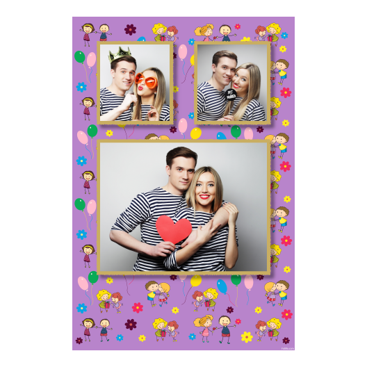 Siblings Day + balloons and flowers + 319 gold Siblings Day + balloons and flowers + 319 gold