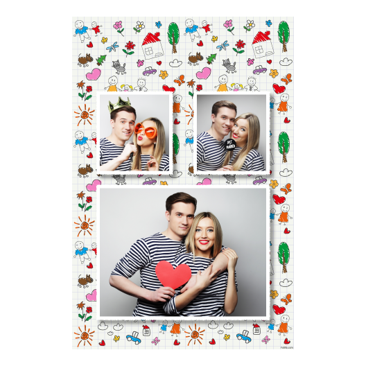Parents' Day + flowers and hearts and clouds + 320 white Parents' Day + flowers and hearts and clouds + 320 white