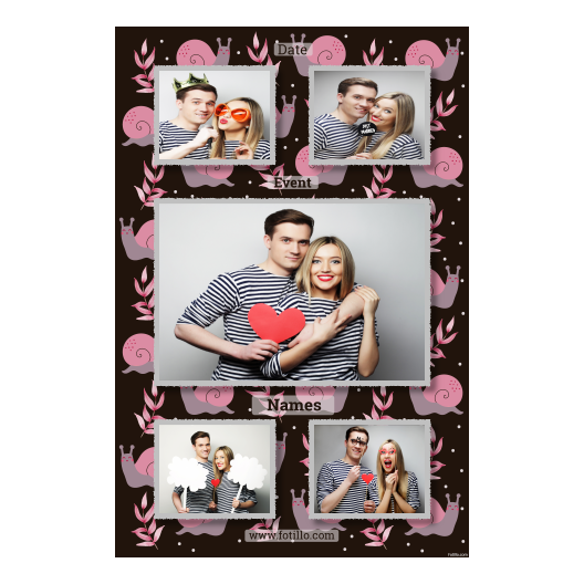 Dzień Ślimaka + liście + 321 z podpisem Dzień Ślimaka + liście + 321 z podpisem