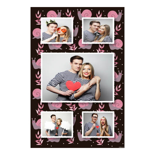 Dzień Ślimaka + liście + 321 biały Dzień Ślimaka + liście + 321 biały