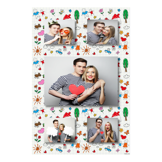 Parents' Day + flowers and hearts and clouds + 321 no frame Parents' Day + flowers and hearts and clouds + 321 no frame