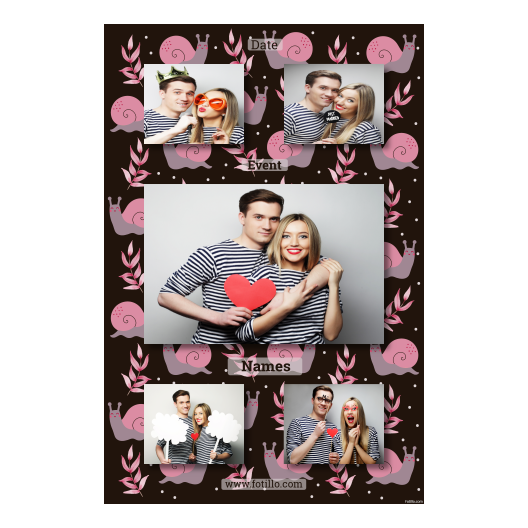 Dzień Ślimaka + liście + 321 brak ramki z podpisem Dzień Ślimaka + liście + 321 brak ramki z podpisem