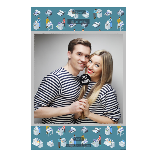 Printer's Day + printers + 327 silver with captions Printer's Day + printers + 327 silver with captions