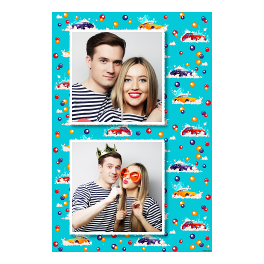 Dzień mycia samochodu + bąbelki + 328 biały Dzień mycia samochodu + bąbelki + 328 biały