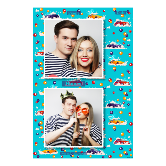 Dzień mycia samochodu + bąbelki + 328 biały z podpisem Dzień mycia samochodu + bąbelki + 328 biały z podpisem