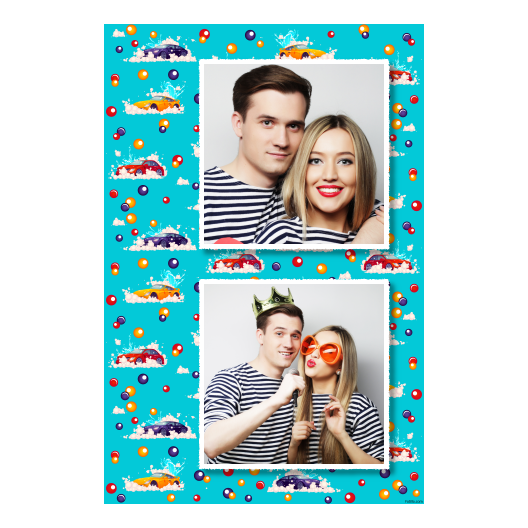 Dzień mycia samochodu + bąbelki + 329 biały Dzień mycia samochodu + bąbelki + 329 biały