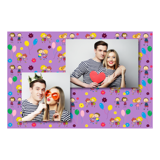 Dzień Rodzeństwa + balony i kwiaty + 401 brak ramki