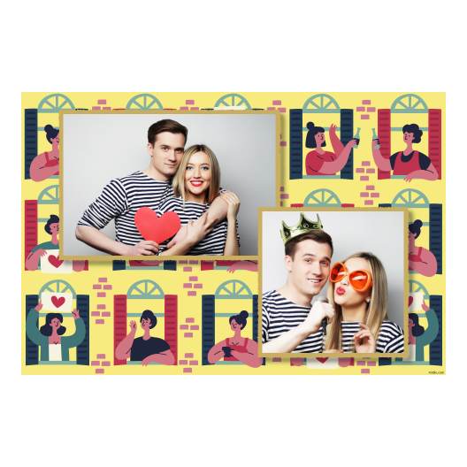 Dzień Sąsiada + ludzie i okna + 402 złoty Dzień Sąsiada + ludzie i okna + 402 złoty