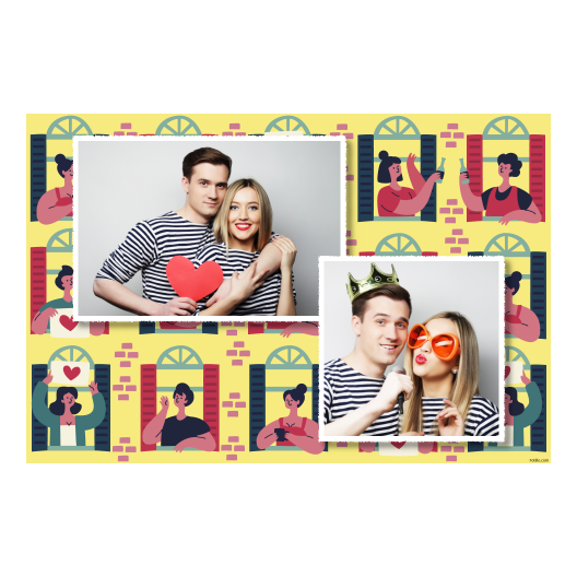 Dzień Sąsiada + ludzie i okna + 402 biały Dzień Sąsiada + ludzie i okna + 402 biały