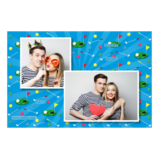 Dzień Minigolfa + piłki golfowe + 403 biały z podpisem Dzień Minigolfa + piłki golfowe + 403 biały z podpisem