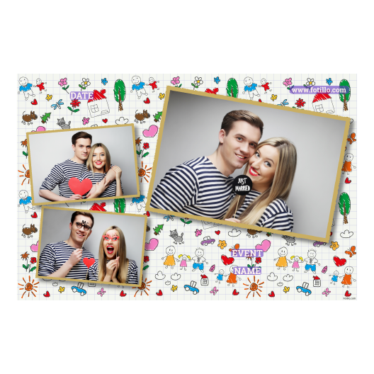 Dzień Rodziców + kwiaty, serca i chmurki + 406 złoty z podpisami Dzień Rodziców + kwiaty, serca i chmurki + 406 złoty z podpisami