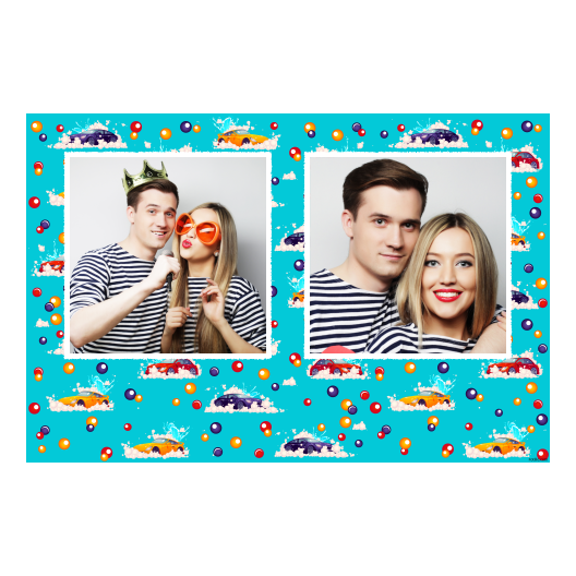 Dzień mycia samochodu + bąbelki + 407 biały Dzień mycia samochodu + bąbelki + 407 biały